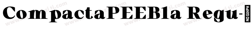 CompactaPEEBla Regu字体转换